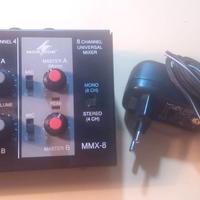 MIXER MONACOR 8 in mono oppure 4 stereo con alim.