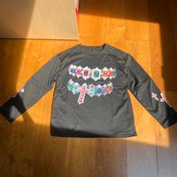 Maglione longsleeve diamantato