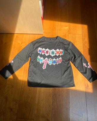Maglione longsleeve diamantato