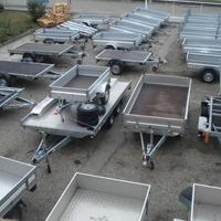 rimorchio per giardino ed attrezzi trattorino