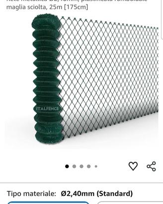 rete per recinzione italfence alta 1.75mt x 25 mt
