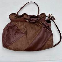 Borsa gucci in pelle marrone vintage