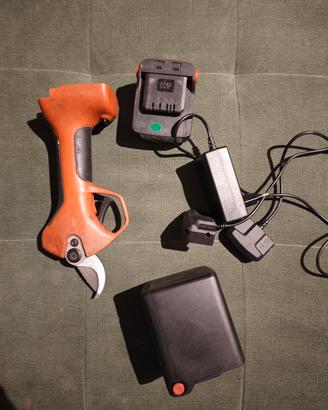 forbice magma potatura stocker a batteria 