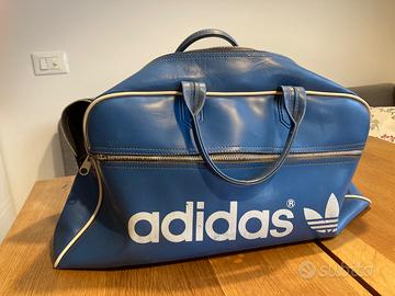 Borsa sportiva blu Adidas anni 70