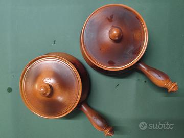 tegamini MANCIOLI - porcellana da fuoco RUSTICANA