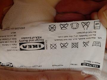 Piumino letto matrimoniale  ikea MISKGRAS