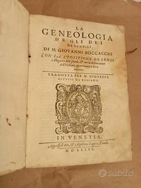 Libro Antico 1581 Boccaccio Giovanni 