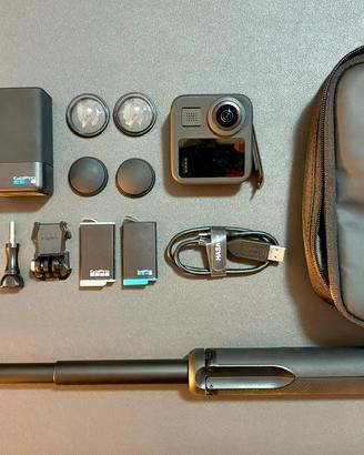 Gopro Max + Stick invisibile + Enduro battery