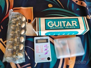 Meccaniche GUITAR 6+6 con metronomo Seiko DM-10