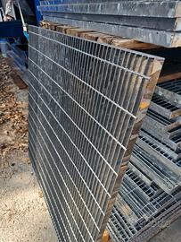 grate in ferro zincato