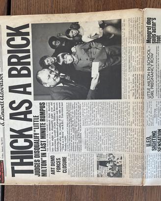 Jethro Tull - Thick as a brick  edizione originale