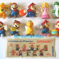 SERIE COMPLETA n° 10 SORPRESINE ZAINI SUPERMARIO
