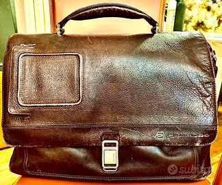 PiQuadro borsa 24 ore in Pelle