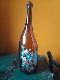 Bottiglia vetro Murano stile antica vintage 