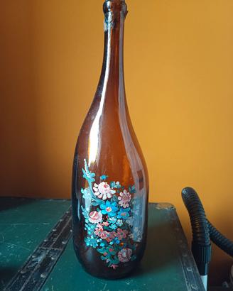 Bottiglia vetro Murano stile antica vintage 