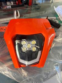 Mascherina e faro led ktm