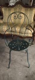 sedia in ferro 