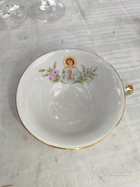 Porcellana Bavarese Vintage: Tazza e Zuccheriera