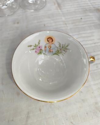 Porcellana Bavarese Vintage: Tazza e Zuccheriera