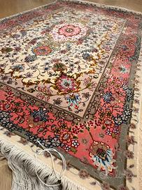 Tappeto persiano 50 Raj - Tabriz - 104 x 154 cm