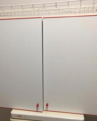 Mobile sopra lavabo con gocciolatoio
