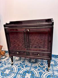 Mobile bar in ciliegio lucido