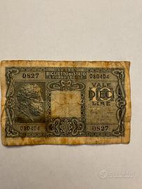 Antica Banconota Italia Luogotenenza