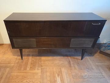 mobile radio giradischi vintage anni 60