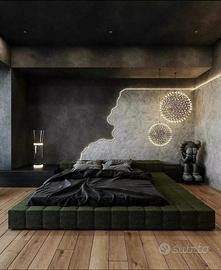 Letto matrimoniale Bonaldo Squarind