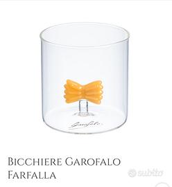 bicchiere  garofalo farfalla 