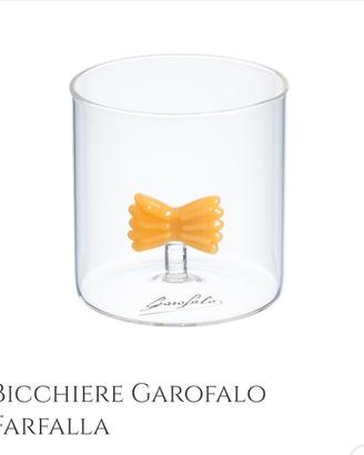 bicchiere  garofalo farfalla 