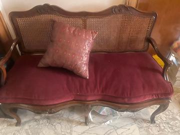 Divanetto Luigi XV Paglia di Vienna