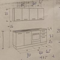 cucina completa 195 cm