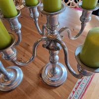 Collezione candelabri in lega d'argento 
