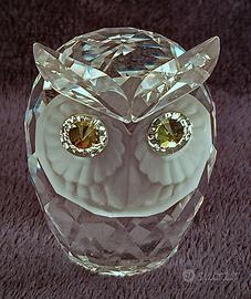 Swarovski grande gufo cristallo