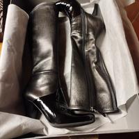 Stivale in pelle nero "PRADA. taglia 36 