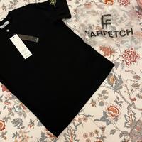 T shirt nera stone island