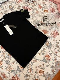 T shirt nera stone island