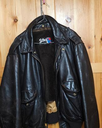 Giubbotto Schott Vintage Pelle Originale.