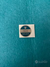 Rolex sticker 5513
