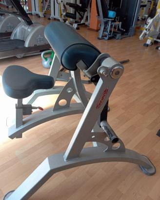 Panca inversione +  panca scott freeweight Panatta