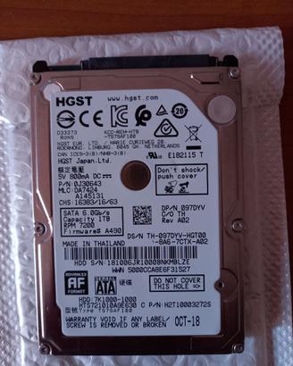 HGST 1TB HTS721010A9E630 7200RPM