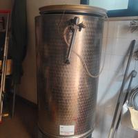 Botte acciaio inox 500 litri con semprepieno