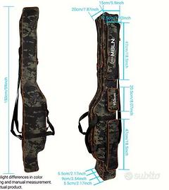 FODERO CANNE PESCA NUOVO