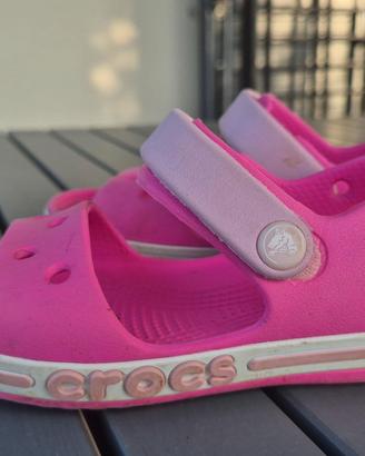 Crocs originali rosa bambina