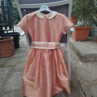 Abito bambina cerimonia seta