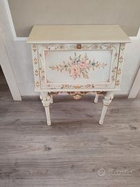 Mobiletto comodino shabby chic 