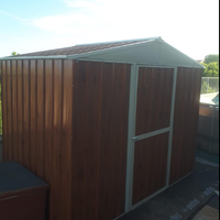 Box baracca lamiera Acciaio 275x175cm fin legno