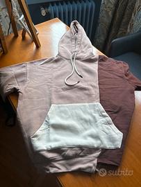 Felpa con cappuccio M