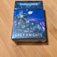 Warhammer DATACARDS: GREY KNIGHTS (ITALIANO)

